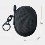 Maxbell Earphone Carrying Case Portable with Rotating Hanging Buckle Earphone Holder