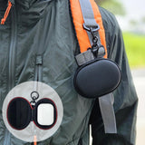 Maxbell Earphone Carrying Case Portable with Rotating Hanging Buckle Earphone Holder