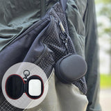 Maxbell Earphone Carrying Case Portable with Rotating Hanging Buckle Earphone Holder