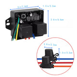 Maxbell Digital Radiator Fan Controller Replacement Digital Thermatic Fan Switch Set