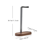 Maxbell Headphone Stand Portable Solid Base Storage Organize Headrest Earphone Stand