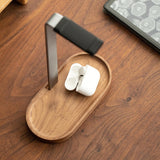 Maxbell Headphone Stand Portable Solid Base Storage Organize Headrest Earphone Stand
