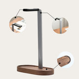 Maxbell Headphone Stand Portable Solid Base Storage Organize Headrest Earphone Stand