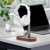 Maxbell Headphone Stand Portable Solid Base Storage Organize Headrest Earphone Stand