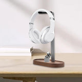Maxbell Headphone Stand Portable Solid Base Storage Organize Headrest Earphone Stand