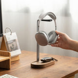 Maxbell Headphone Stand Portable Solid Base Storage Organize Headrest Earphone Stand