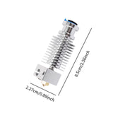 Maxbell 3D Printer Extruder Hotend Kit Easy Installation Metal Head Parts for V6