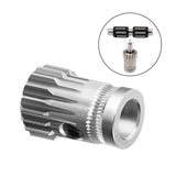 Maxbell 2 Pieces 3D Printer Extruder Gear Spare Part Sturdy Home Drive Extruder Gear