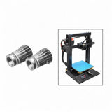 Maxbell 2 Pieces 3D Printer Extruder Gear Spare Part Sturdy Home Drive Extruder Gear