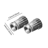Maxbell 2 Pieces 3D Printer Extruder Gear Spare Part Sturdy Home Drive Extruder Gear