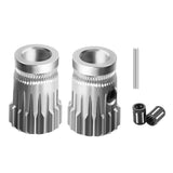 Maxbell 2 Pieces 3D Printer Extruder Gear Spare Part Sturdy Home Drive Extruder Gear