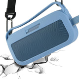 Maxbell Speaker Silicone Protective Cover for Travel Lightweight Carrier Soft Sleeve Blue