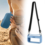 Maxbell Speaker Silicone Protective Cover for Travel Lightweight Carrier Soft Sleeve Blue