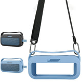 Maxbell Speaker Silicone Protective Cover for Travel Lightweight Carrier Soft Sleeve Blue