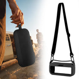 Maxbell Speaker Silicone Protective Cover for Travel Lightweight Carrier Soft Sleeve Black