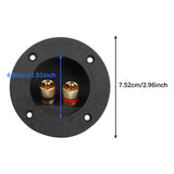 Maxbell Speaker Box Terminal Round Compact Binding Post for Car Subwoofer Automotive