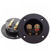 Maxbell Speaker Box Terminal Round Compact Binding Post for Car Subwoofer Automotive