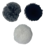 Maxbell 10 Pieces Furry Microphone Wind Muff Furry Wind Covers for Recording Outdoor Dark Gray