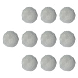 Maxbell 10 Pieces Furry Microphone Wind Muff Furry Wind Covers for Recording Outdoor White