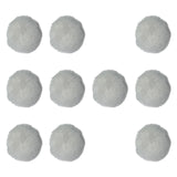 Maxbell 10 Pieces Furry Microphone Wind Muff Furry Wind Covers for Recording Outdoor White