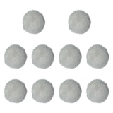 Maxbell 10 Pieces Furry Microphone Wind Muff Furry Wind Covers for Recording Outdoor White