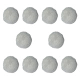 Maxbell 10 Pieces Furry Microphone Wind Muff Furry Wind Covers for Recording Outdoor White