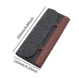 Maxbell PC Keyboard Case Portable Hard Shell Simple Mobile Office Hard Keyboard Case 25cmx11cm