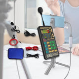 Maxbell Digital Sound Card Audio Interface for Singing Broadcast Record