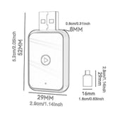 Maxbell Usb Adapter Fast Connection Practical Plug and Play for Automobile Truck Type A