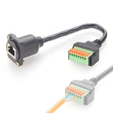 Maxbell Ethernet Connector Cable 30cm Ethernet Extender Upgrade 8P8C Female Terminal