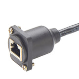 Maxbell Ethernet Connector Cable 30cm Ethernet Extender Upgrade 8P8C Female Terminal