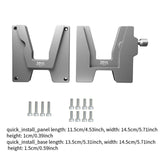 Maxbell LCD Monitor Mount Bracket Heavy Duty Removable for Outdoor Movie Live Stream Plate and Base Kit