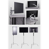 Maxbell LCD Monitor Mount Bracket Heavy Duty Removable for Outdoor Movie Live Stream 1 Quick Release Base