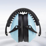 Maxbell Noise Reduction Earmuff Soundproof Ear Muffs for Woodwork Travel Lawn Mowing Blue