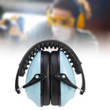Maxbell Noise Reduction Earmuff Soundproof Ear Muffs for Woodwork Travel Lawn Mowing Blue