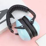 Maxbell Noise Reduction Earmuff Soundproof Ear Muffs for Woodwork Travel Lawn Mowing Blue
