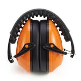 Maxbell Noise Reduction Earmuff Soundproof Ear Muffs for Woodwork Travel Lawn Mowing Orange