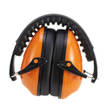 Maxbell Noise Reduction Earmuff Soundproof Ear Muffs for Woodwork Travel Lawn Mowing Orange