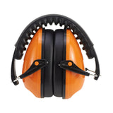 Maxbell Noise Reduction Earmuff Soundproof Ear Muffs for Woodwork Travel Lawn Mowing Orange