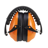 Maxbell Noise Reduction Earmuff Soundproof Ear Muffs for Woodwork Travel Lawn Mowing Orange