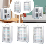 Maxbell Cell Phone Locker Wall Mounted Portable Storage Cabinet for Classroom Office 36 Slots