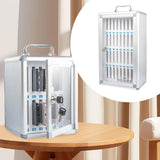 Maxbell Cell Phone Locker Wall Mounted Portable Storage Cabinet for Classroom Office 36 Slots