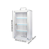 Maxbell Cell Phone Locker Wall Mounted Portable Storage Cabinet for Classroom Office 36 Slots