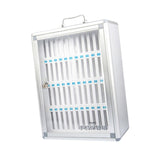 Maxbell Cell Phone Locker Wall Mounted Portable Storage Cabinet for Classroom Office 48 Slots