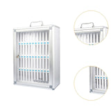 Maxbell Cell Phone Locker Wall Mounted Portable Storage Cabinet for Classroom Office 48 Slots