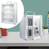 Maxbell Cell Phone Locker Wall Mounted Portable Storage Cabinet for Classroom Office 48 Slots