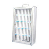 Maxbell Cell Phone Locker Wall Mounted Portable Storage Cabinet for Classroom Office 60 Slots