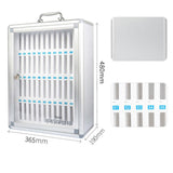 Maxbell Cell Phone Locker Wall Mounted Portable Storage Cabinet for Classroom Office 60 Slots
