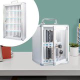 Maxbell Cell Phone Locker Wall Mounted Portable Storage Cabinet for Classroom Office 60 Slots