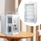 Maxbell Cell Phone Locker Wall Mounted Portable Storage Cabinet for Classroom Office 60 Slots